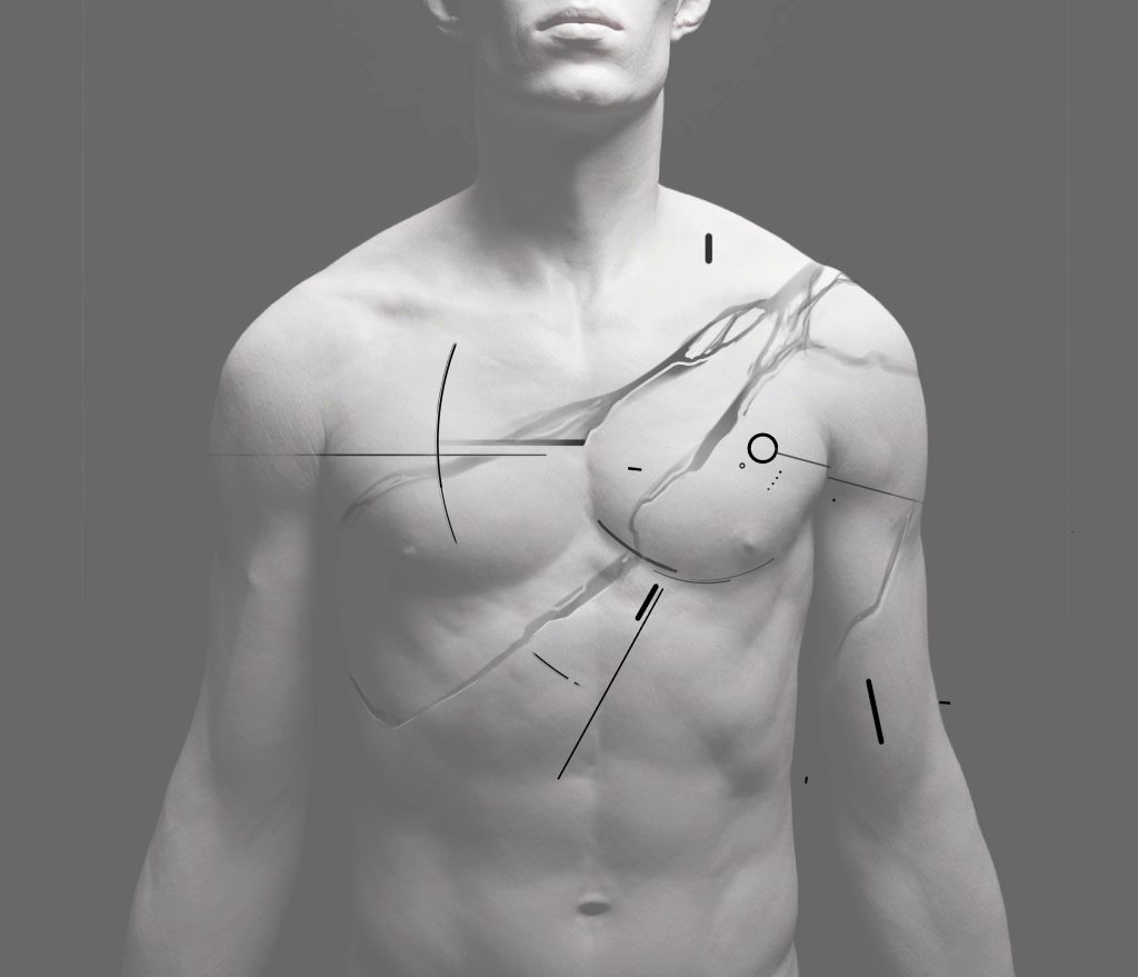 diseño tatuaje hombre geometrico